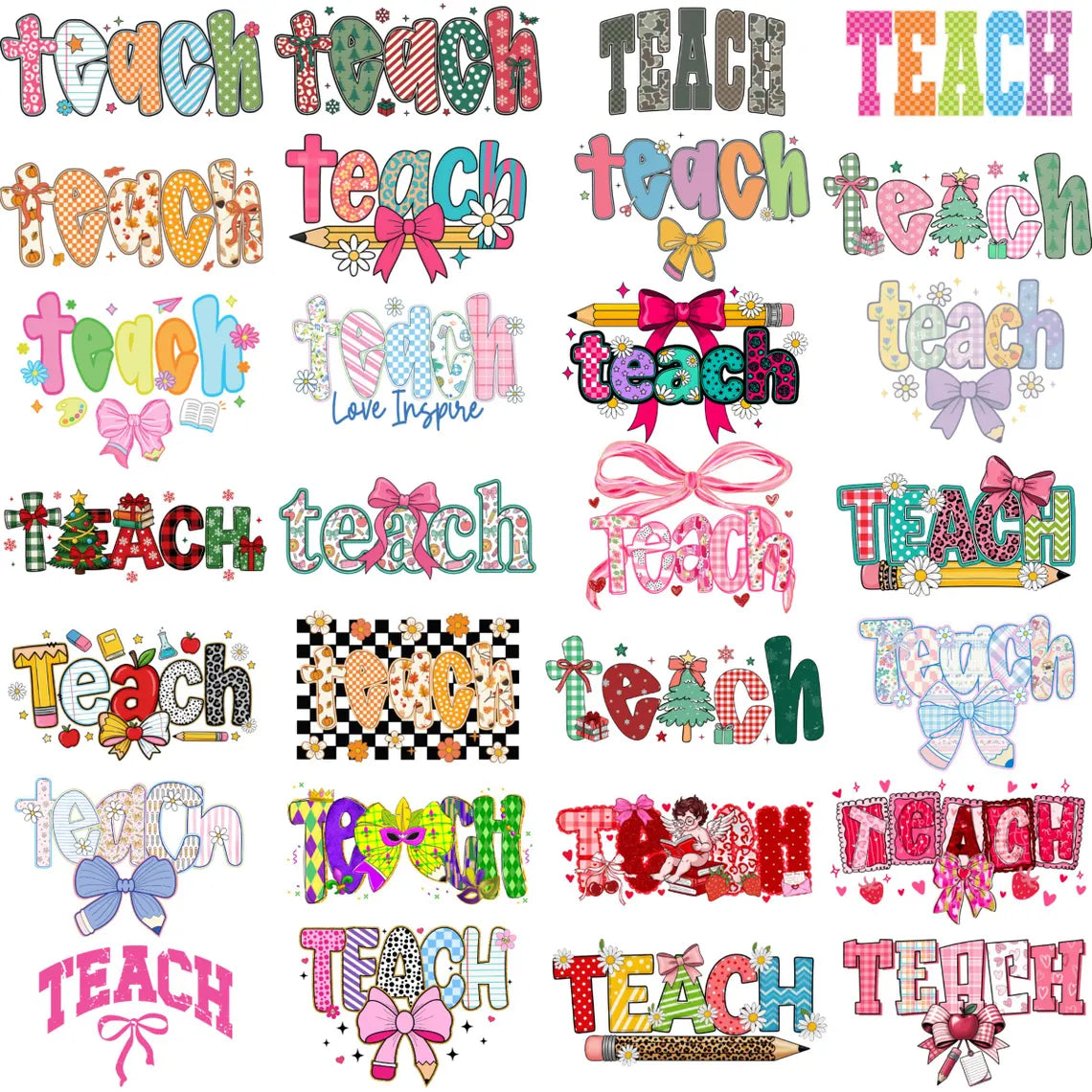 2000+ Teacher's Day Png Bundle, Teacher appreciation png, Teacher life Sublimation, Retro Best Teacher Ever, Teach png, Teacher mega bundle