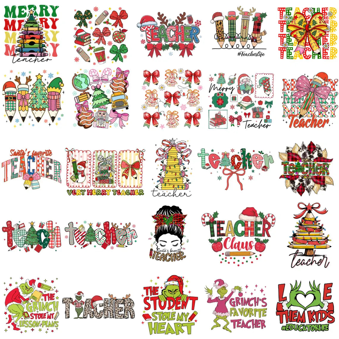 2000+ Teacher's Day Png Bundle, Teacher appreciation png, Teacher life Sublimation, Retro Best Teacher Ever, Teach png, Teacher mega bundle