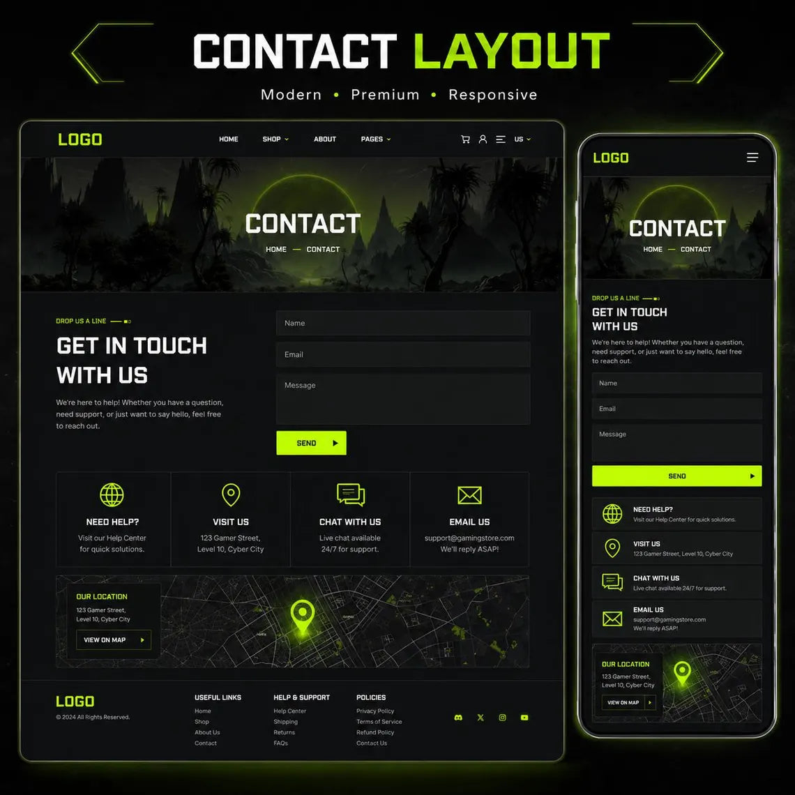 Gaming Shopify Theme | Esports Store, Responsive Design (Digital Download)