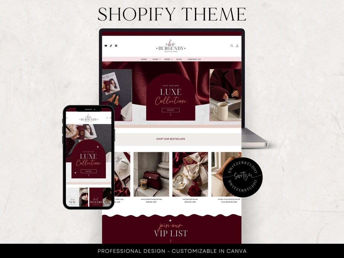 Shopify theme template Aesthetic Shopify 2.0 Theme Premium shopify website Minimal shopify template Ecommerce website Bold shopify design
