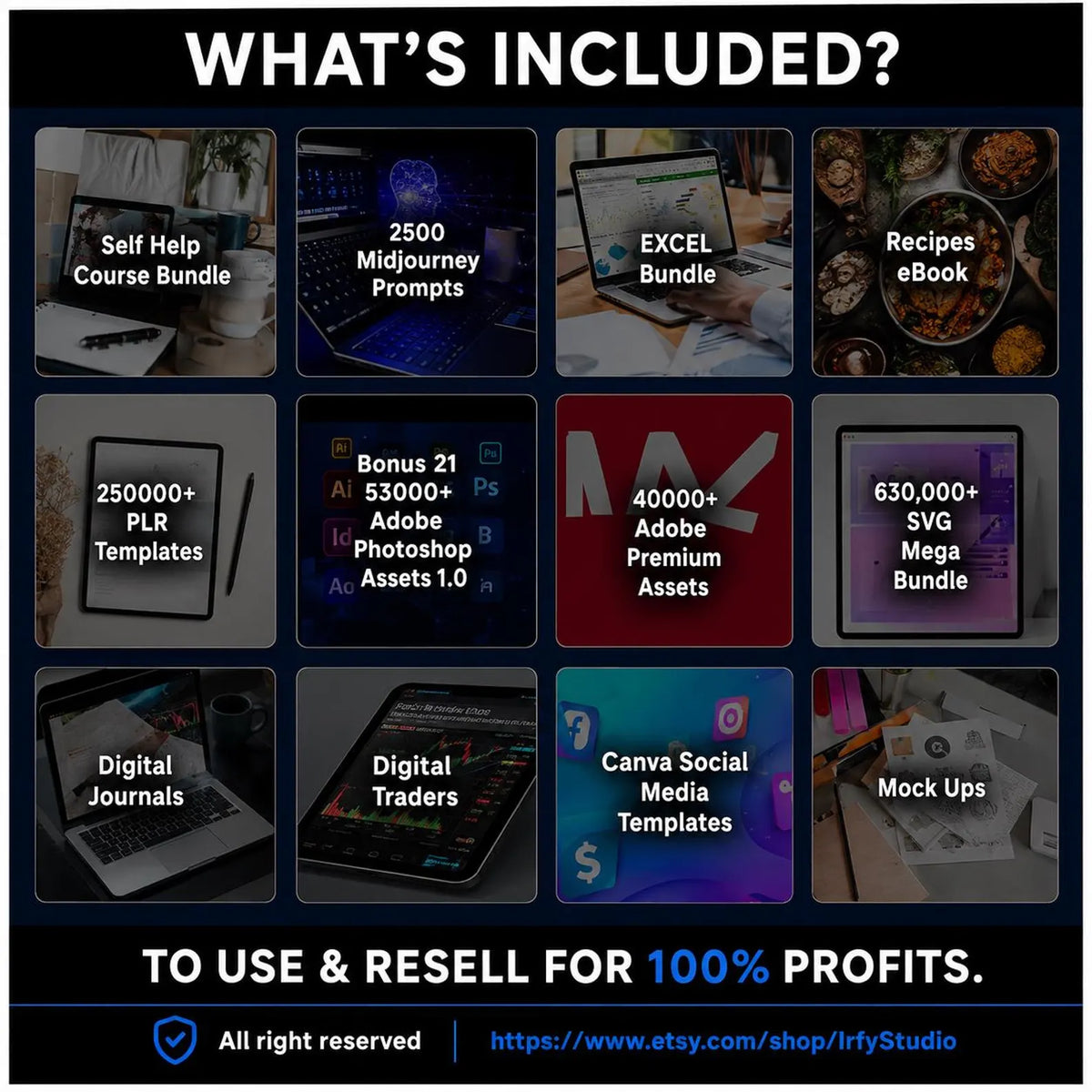 Ultimate PLR MRR Digital Products Bundle Master Resell Rights
