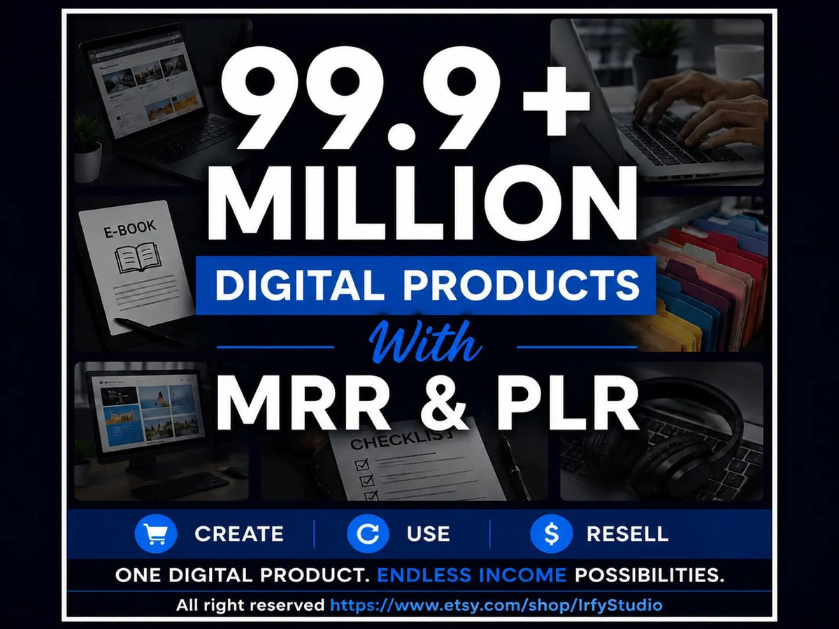 Ultimate PLR MRR Digital Products Bundle Master Resell Rights