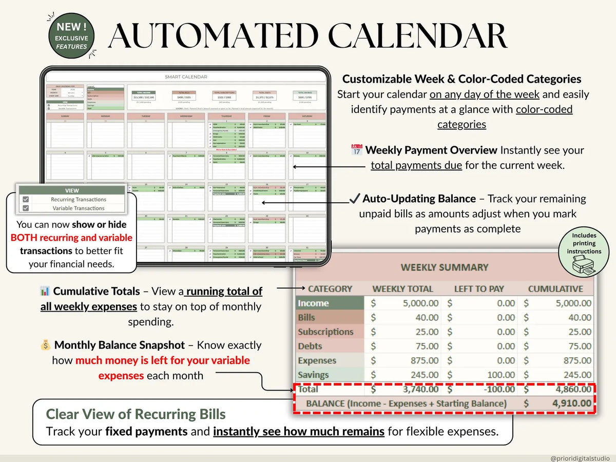 Ultimate Annual Budget Spreadsheet Excel Google Sheets Budget Template Monthly Budget Tracker Financial Planner Bill Tracker Debt Tracker
