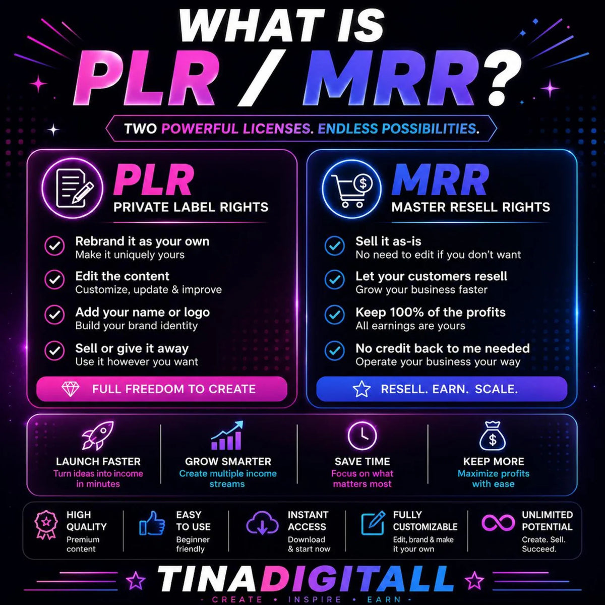 100,000+ Video Bundle, PLR MRR Reels