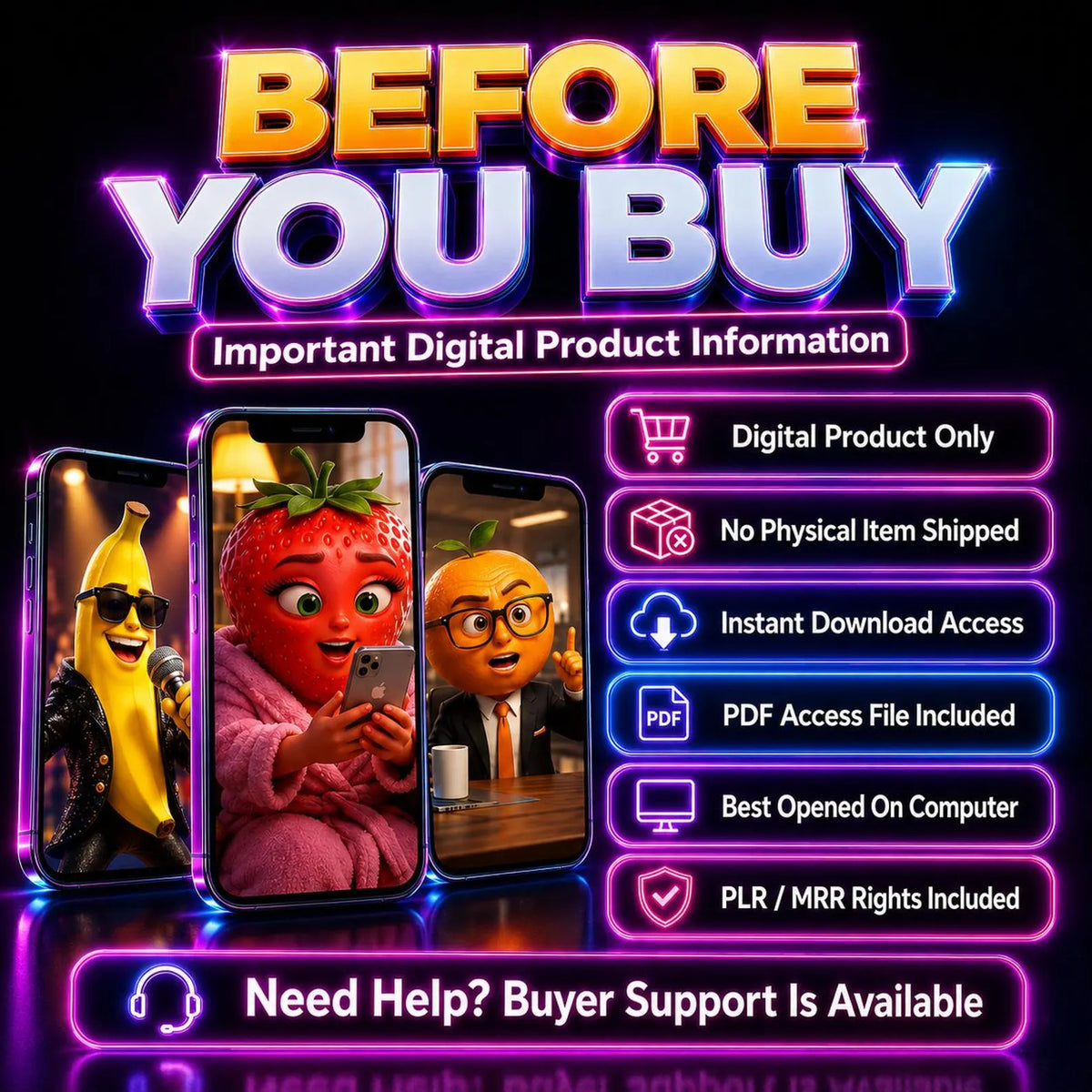 1500+ AI Reels Bundle Talking Object Videos Faceless TikTok Instagram YouTube Shorts Ready To Post PLR MRR Resell Rights