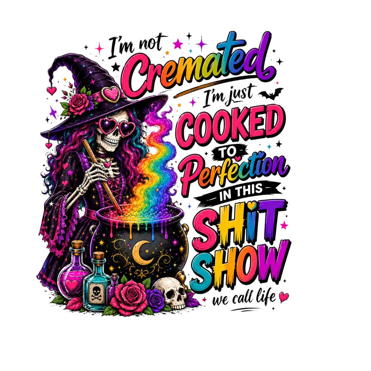 50 Sarcastic Skull PNG Bundle, Antisocial Skeleton Designs, Goth Humor Graphics (Digital Download)