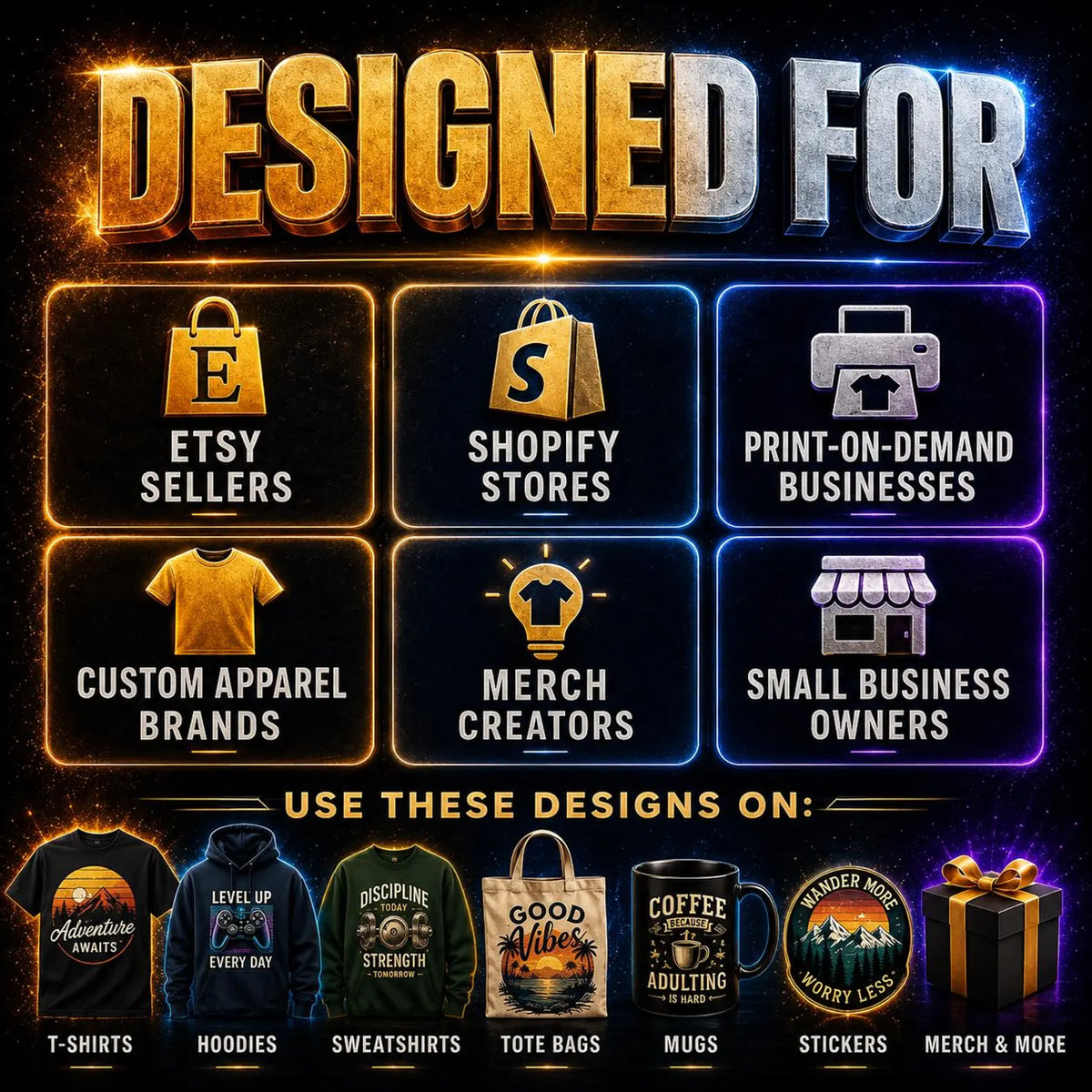 50,000+ T-Shirt Editable Design Bundle, Mega Svg Png Eps Dxf AI Pack, Designs For POD Etsy, Shopify & Merch, Retro Typography Shirt Graphics