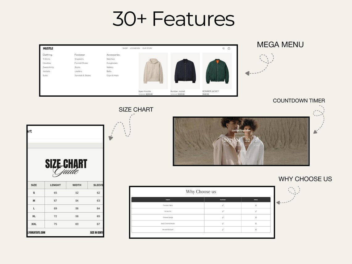 Clothing streetwear shopify theme | Minimal fashion website template