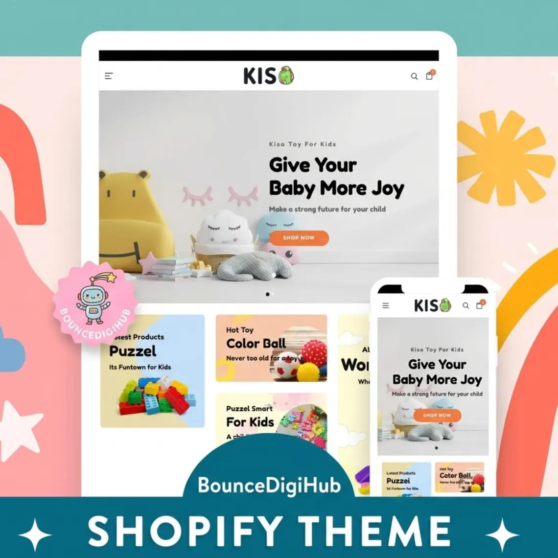 Kiso Shopify Theme – Baby Store and Gift Shop Website Template (Shopify 2.0)