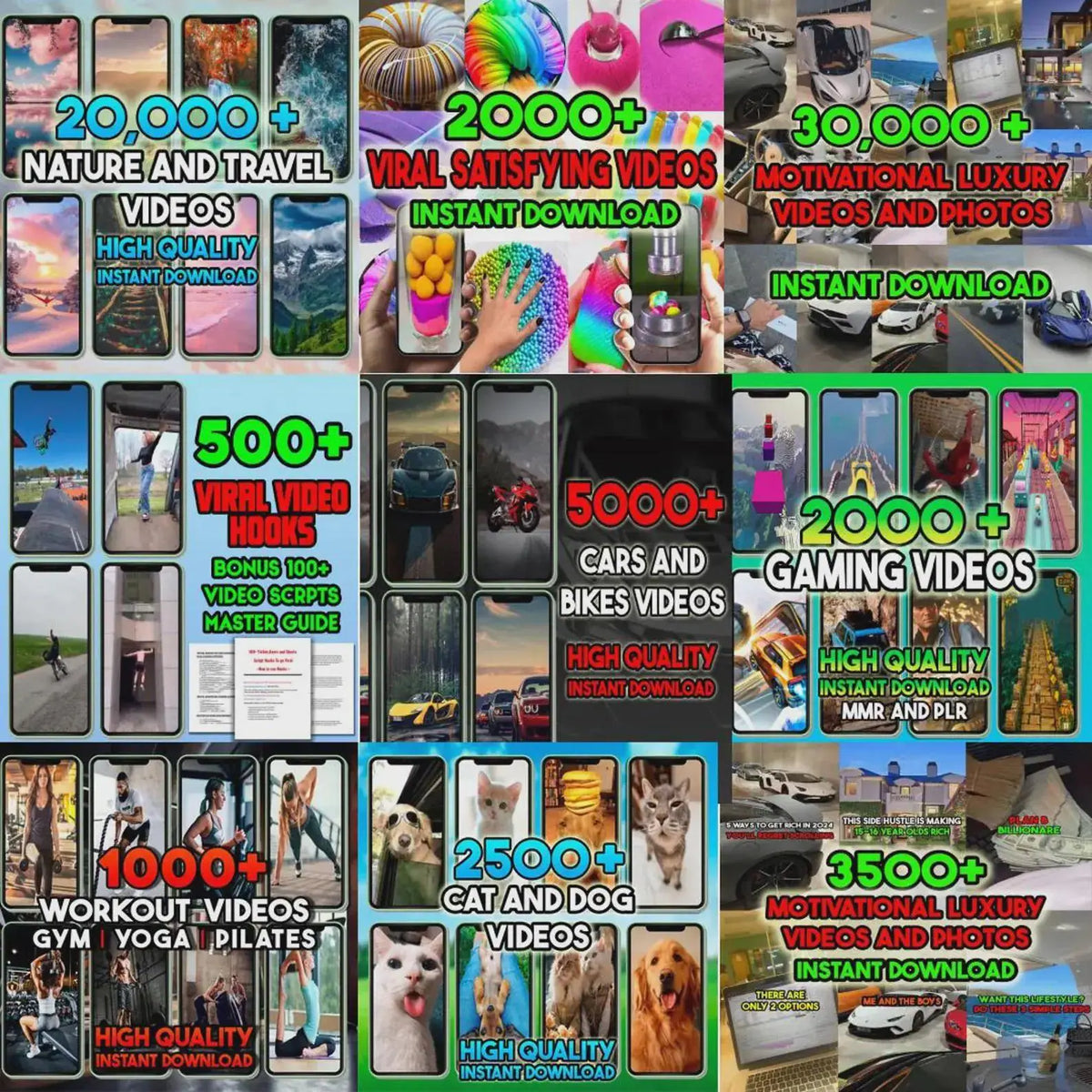 Viral Reels Bundle: 100K+ AI Animated Social Media Shorts (PDF)